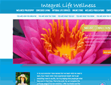 Tablet Screenshot of integrallifewellness.com